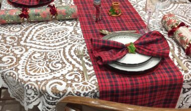 Mum's already set up the Christmas Dinner table. Refusing to move it. I can't go on like this.