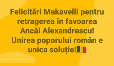 Inca 1% pentru Anca Alexandrescu