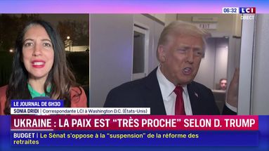 Ukraine : la paix "très proche" selon Donald Trump