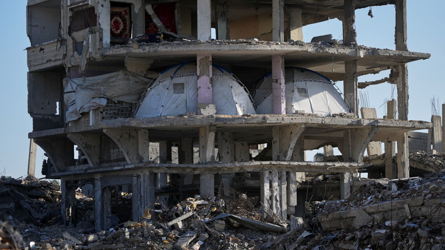 First strong winter rains soak Gaza's makeshift shelters