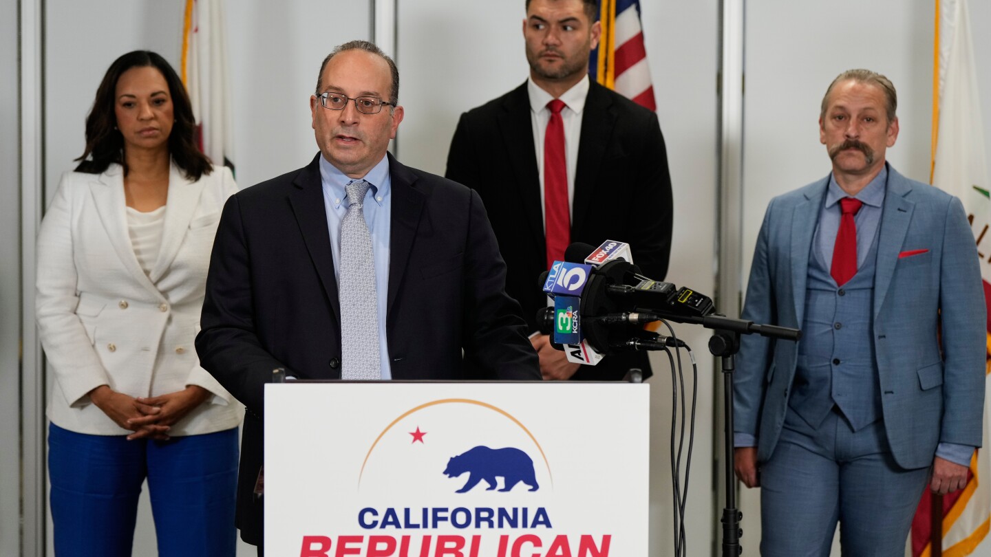 California Republicans file federal lawsuit over new US House map
