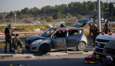 1 Israeli killed, 3 wounded in West Bank attack