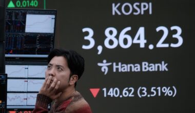 World stocks track Wall Street's decline as AI bubble fears hold sway