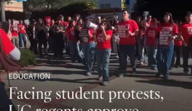 Facing student protests, UC regents approve tuition hike amid state, federal funding gaps