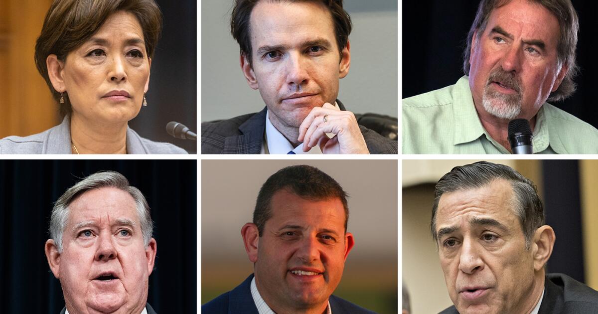 Will these six California GOP House members survive new districts?