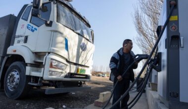 China's diesel trucks are shifting to electric. That could change global LNG and diesel demand