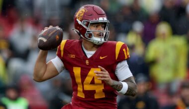 USC rallies from two-touchdown deficit to defeat Iowa in rain