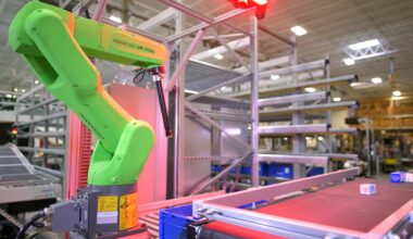 A robot-enabled factory powered by Nvidia.