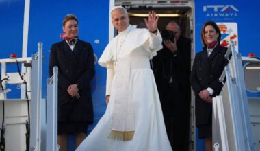 Pope Leo takes his first trip abroad