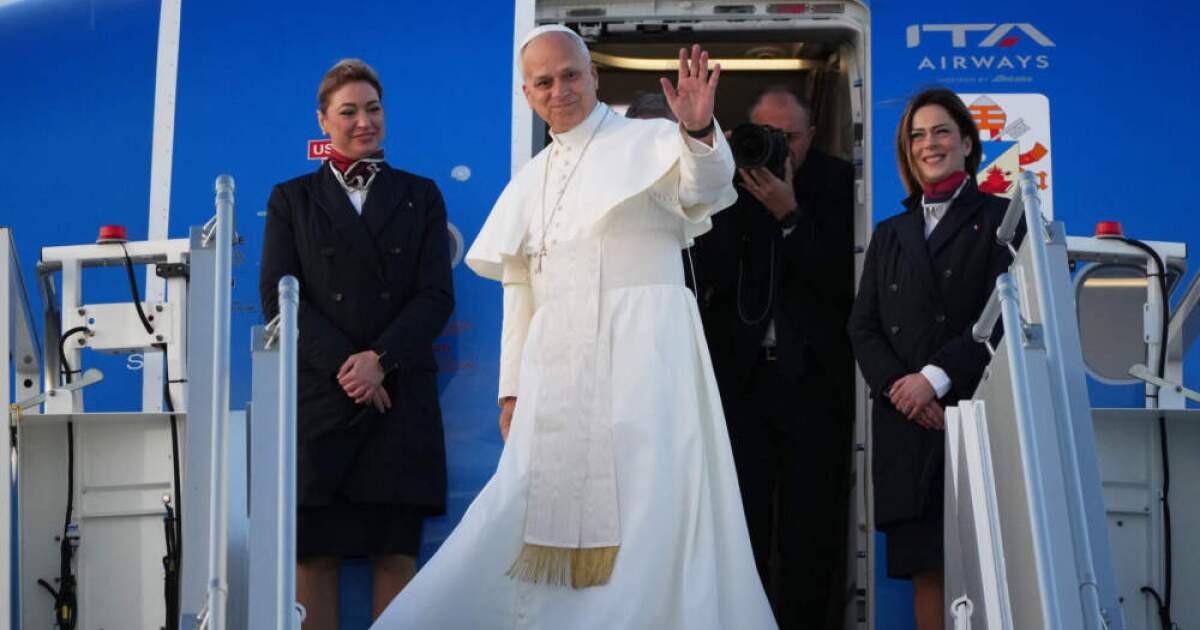 Pope Leo takes his first trip abroad
