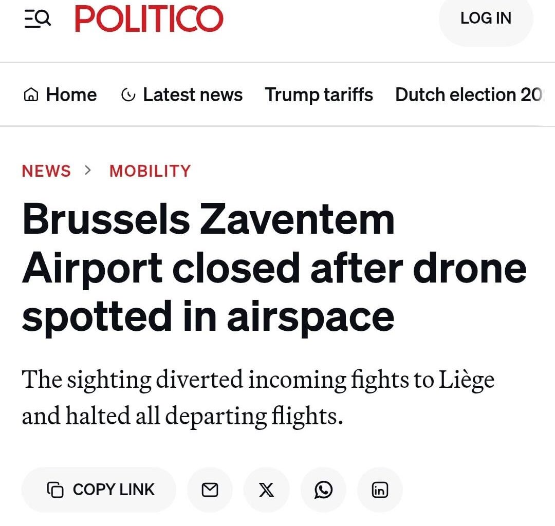 Brussels Airport closed. What is your theory? 👀