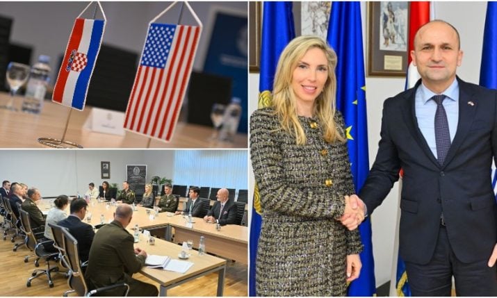 Croatia and United States affirm strong defence partnership at first meeting with new US Ambassador