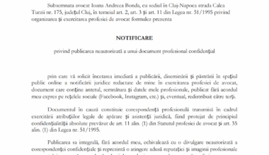 Saga Continua - Doamna avocat care reprezinta clinica care "Nu te judeca, te injecteaza", considera ca nu aveam voie sa public notificarea ei pe Reddit, ca incalc GDPR!