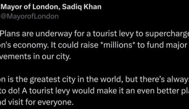 Plans underway for a tourist tax in London