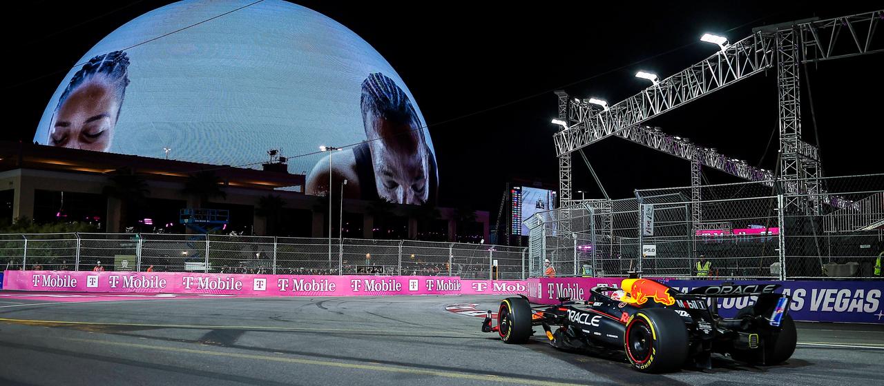 Max Verstappen in Las Vegas