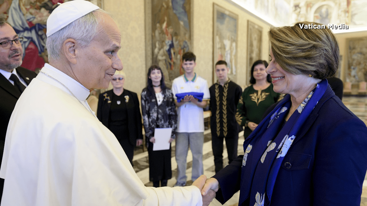 Senator Klobuchar meets with Pope Leo XIV - ABC 6 News