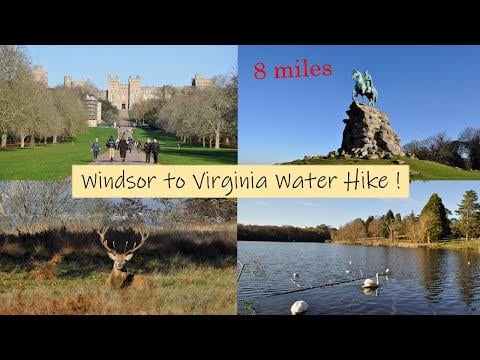 Windsor to Virginia Water hike - 8 miles - Via The Long Walk & Windsor Deer Park - England Hikes :)