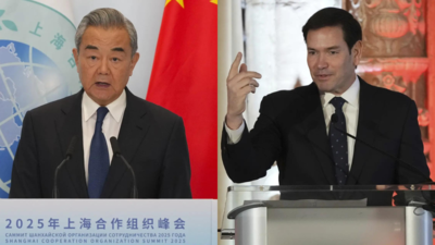 Wang Yi, Marco Rubio (File - agencies) 'Exercise caution in words, action': China, US officials hold talks; Xi-Trump meeting on cards?