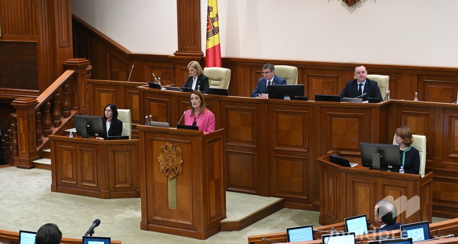 European Parliament president in parliament's plenum says European Union needs Moldova, just as Moldova needs European Union