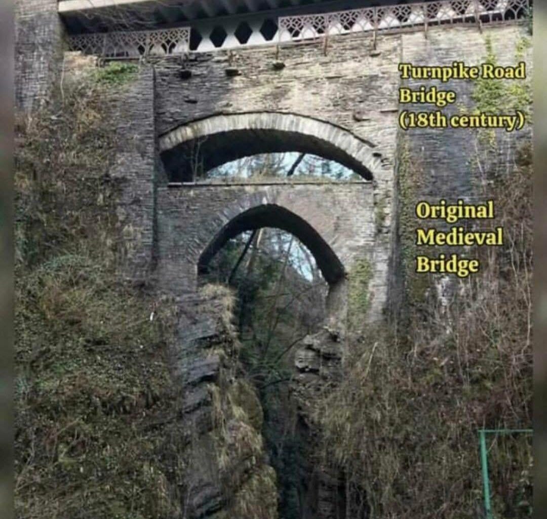 Devil’s Bridge in Wales, a single canyon is spanned by three bridges, telling a story of time etched in stone.