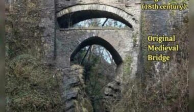 Devil’s Bridge in Wales, a single canyon is spanned by three bridges, telling a story of time etched in stone.