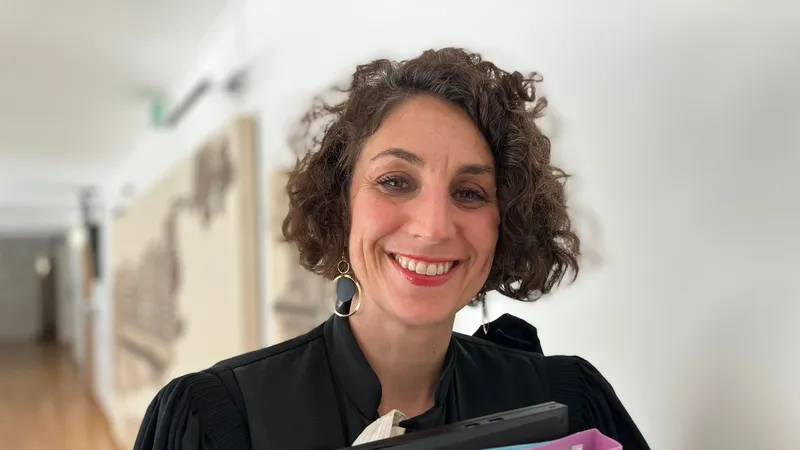 Christine de Curraize, avocate générale lors du procès de Frédéric Péchier à Besançon.