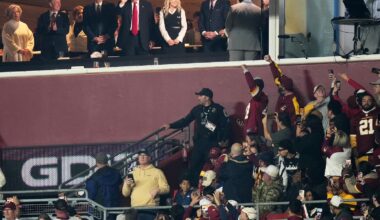 Donald Trump booed as the 1st sitting US president at a regular-season NFL game since Carter in 1978