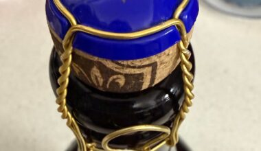 Update: the beer has been opened. It is indeed a brew of the gods, the best I’ve ever had. I listened to your tips about temperature and cheese (I’m trying to hide the fact I don’t have an appropriate glass, I’m sorry, just roll with it)