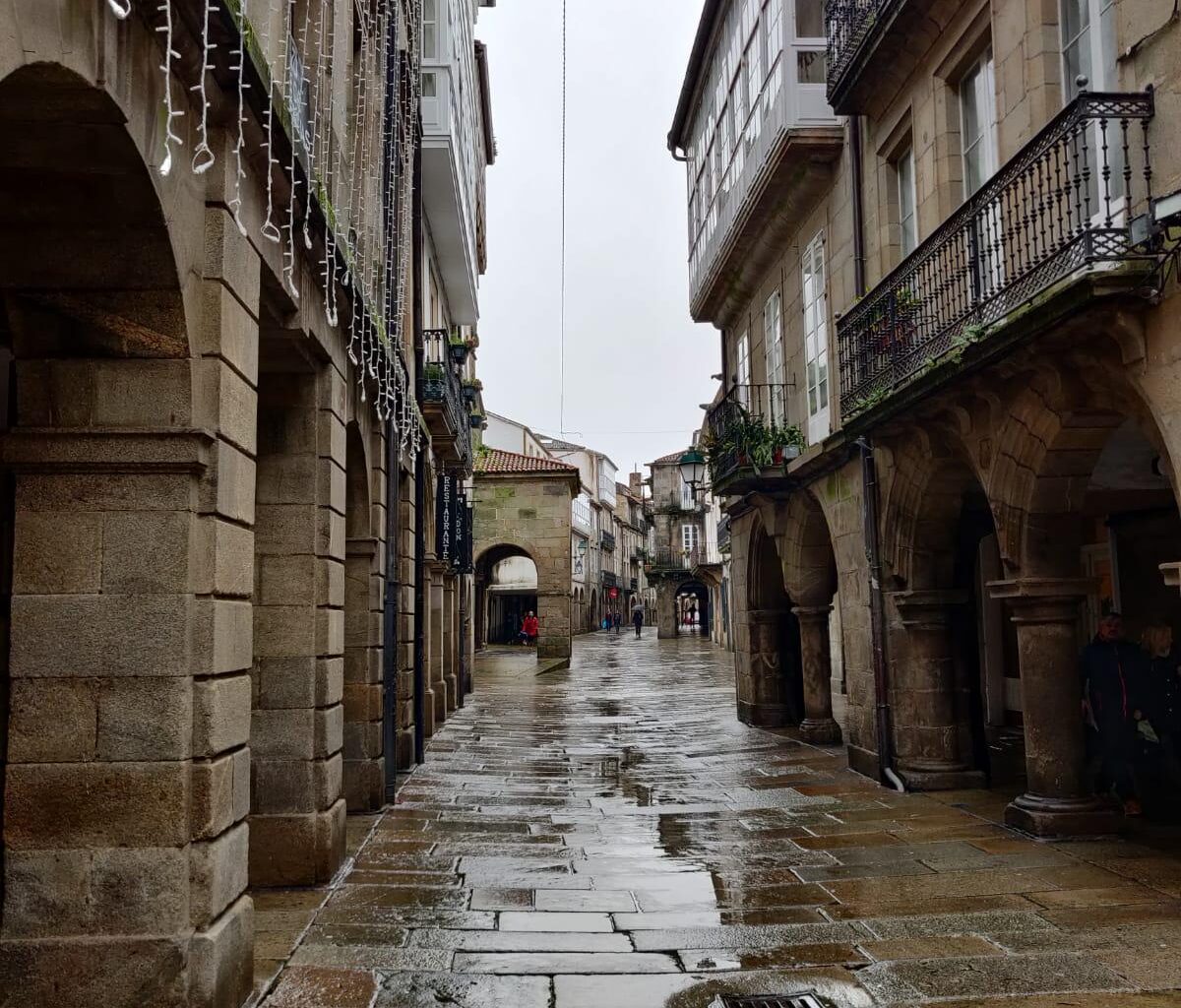 New Street, Santiago de Compostela, Spain. OC.