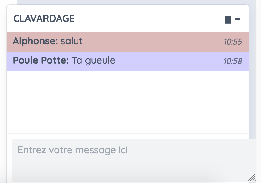 proposition de trouduction : chatter = clavarder