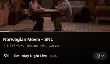 Last night’s SNL episode about Norwegian Films
