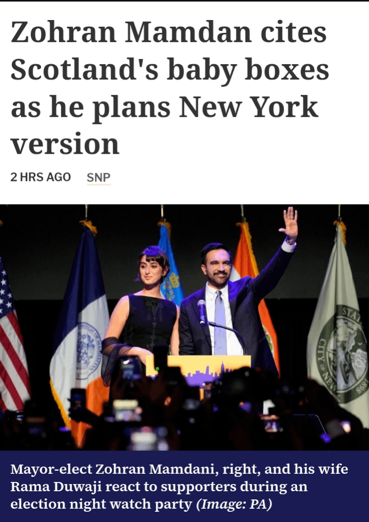 Scotland’s inventiveness exported.