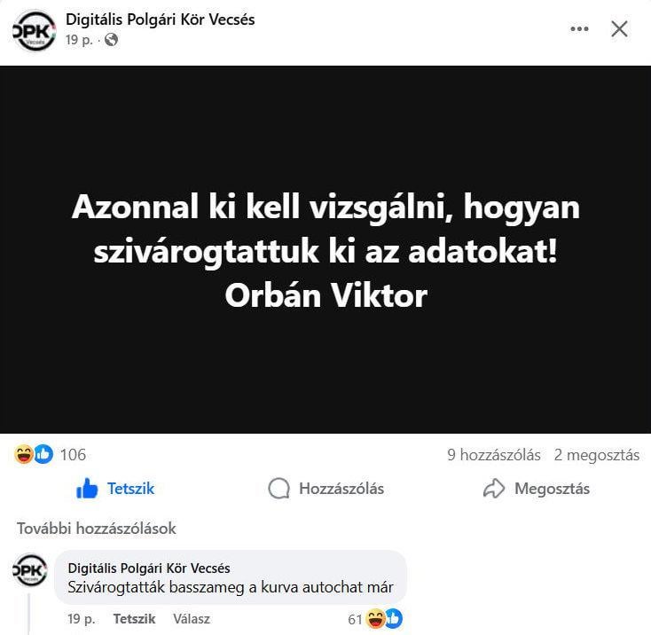 Eljutottunk oda, hogy minőségibb fostok vannak a fb-on mint a redditen. Így kell ezt