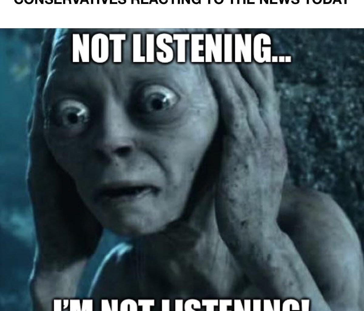 Willful ignorance at this point