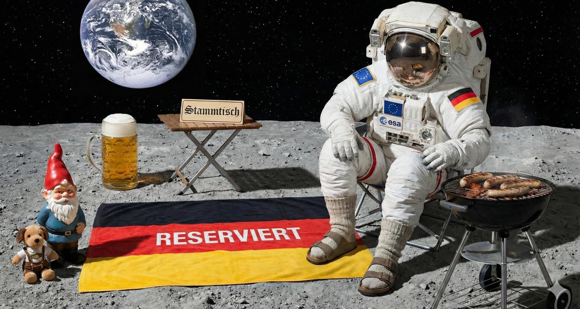 News: Erster Europäer auf dem Mond wird Deutscher sein
