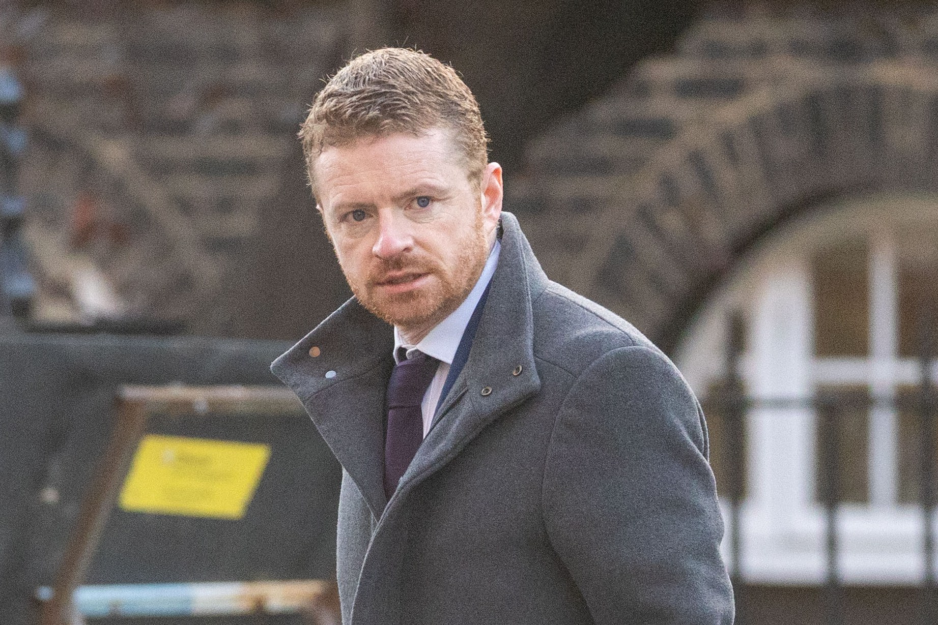 Morgan McSweeney, 10 Downing Street Chief of Staff, walks in Westminster.