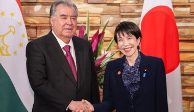 Japan-Tajikistan Summit Meeting (1)