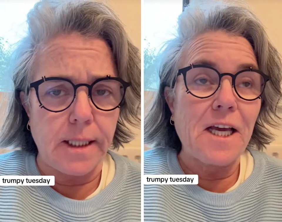 She admitted to the outlet that she "never thought" Trump would regain his seat in the White House, but that she had grown so anxious about the prospect, her therapist encouraged her to put a plan in place in case he came out as the winner. <span class="image-credit">(rosie/TikTok)</span>