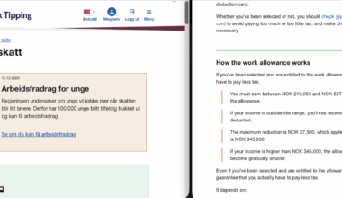 New Skatteetaten website
