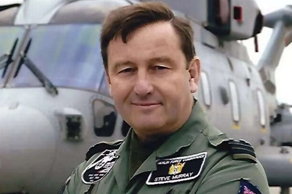 Steve Murray, during his tenure as commander of the Merlin Helicopter Force