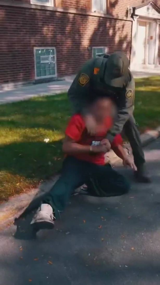 A White House video showing ICE catching illegal immigrants