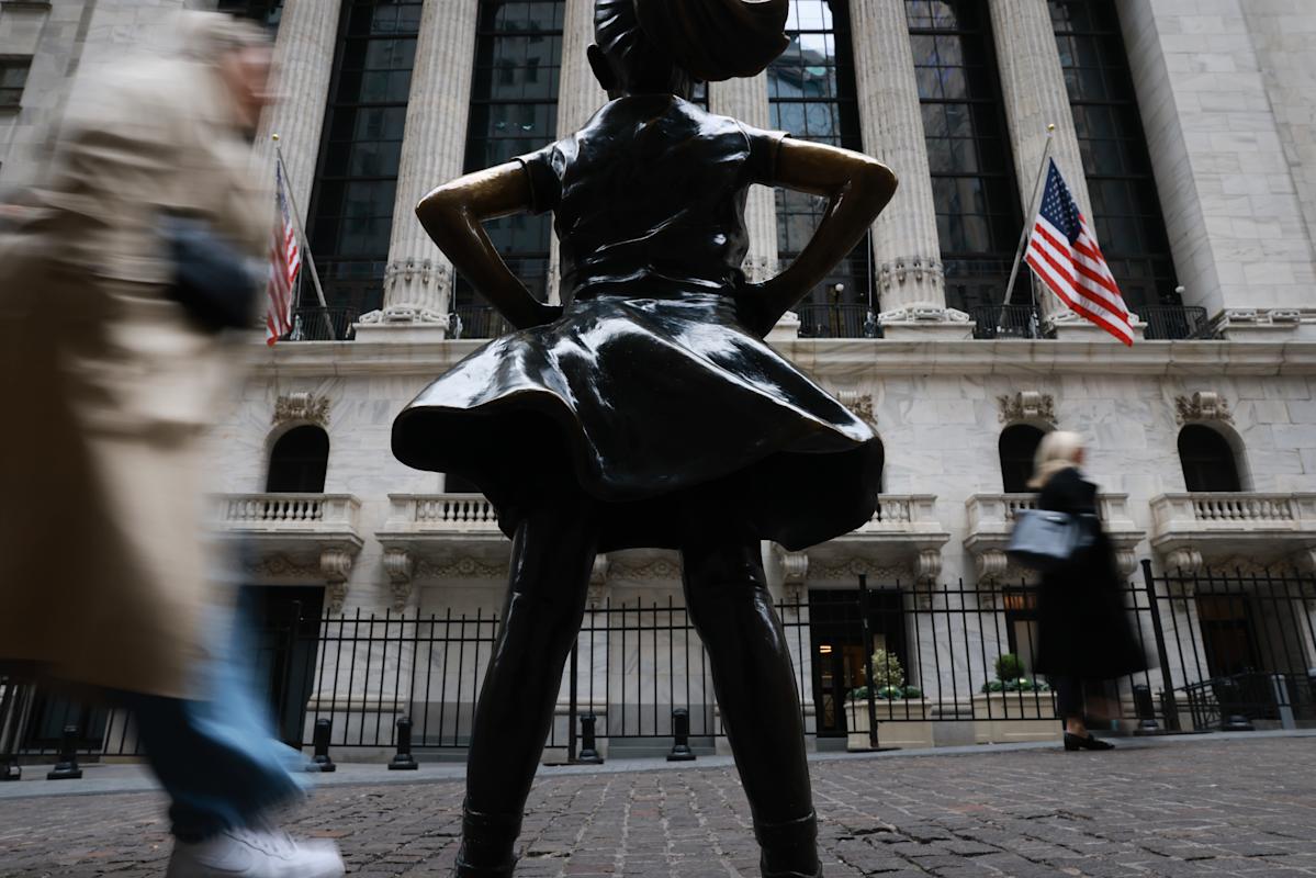 Wall Street regains footing after crypto crash as London stocks inch higher