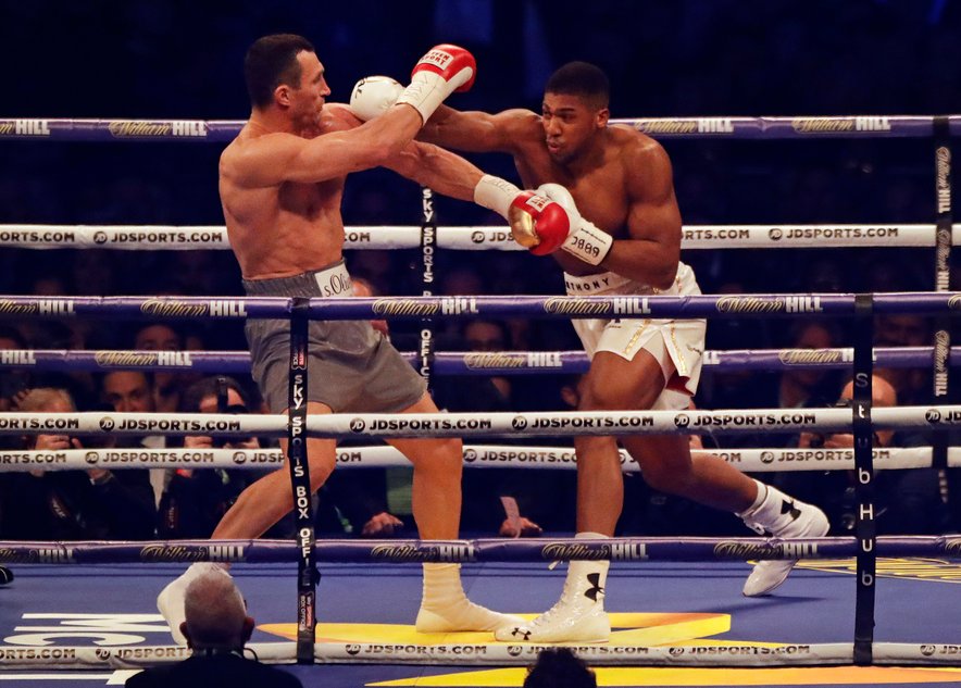 Anthony Joshua in Vladimir Kličko