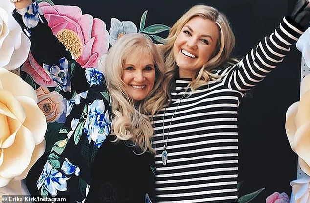 Miller, 77, said Kirk also found a mother figure in Lori Frantzve, his wife Erika's single mom