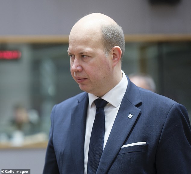 Estonian Interior Minister Igor Taro said: 'The illegal border crossing has been documented, and we have it on video'