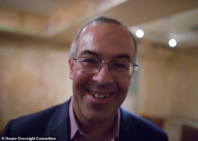 This photo of David Brooks was included in the House Oversight Committee's trove. The exact image can be found on the Edge website with Nathan Myhrvold as the credited photographer