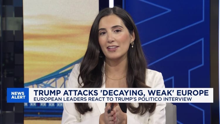 President Trump says Europe is 'being destroyed'