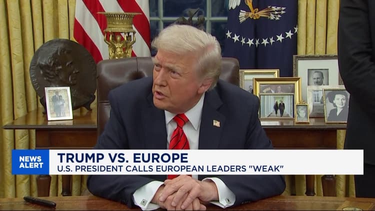 Trump vs. Europe: President brands Europe 'weak'