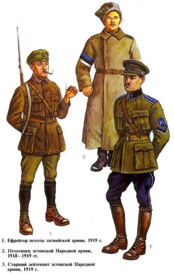 An outsider’s question regarding Estonian military uniforms during WWI