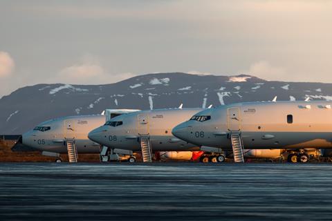 RAF P-8A Poseidons in Iceland